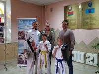 Мастер-класс киокушинкай карате в 21-й школе Минска