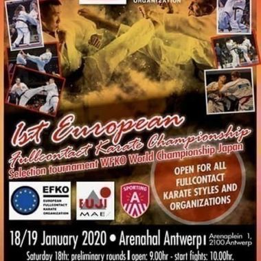 1-й Европейский чемпионат по полноконтактному карате